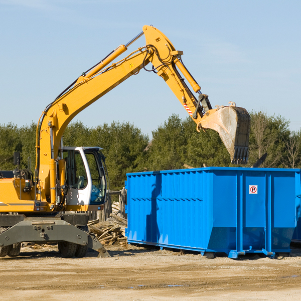 what size residential dumpster rentals are available in Point Pleasant WV